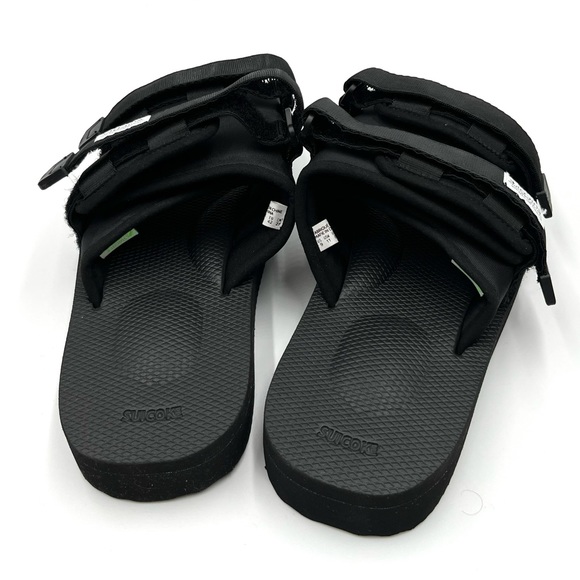 Suicoke Moto-Cab Nylon Slide Sandals - Black - Picture 4 of 8